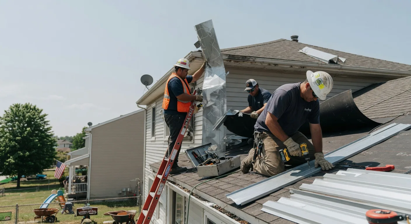 Storm Damage Metal Roof Repair in Cassville, NY